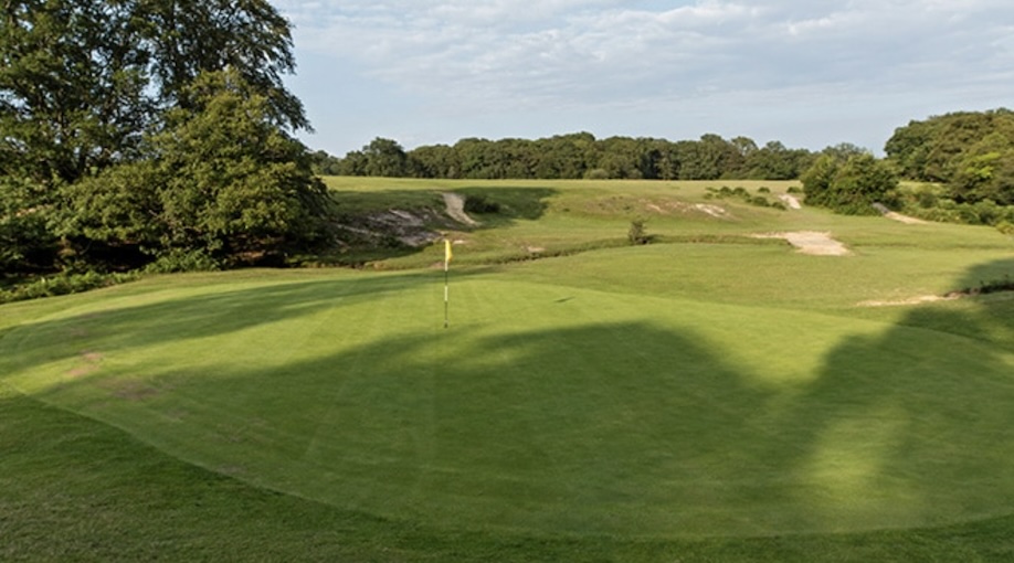 Golf Club England - Forest of Dean Golf Club, Gloucestershire,UK - Golf Vouchers Forest of Dean Golf Club, Gloucestershire - Golf course putting green opening on to fairway overshadowed by trees