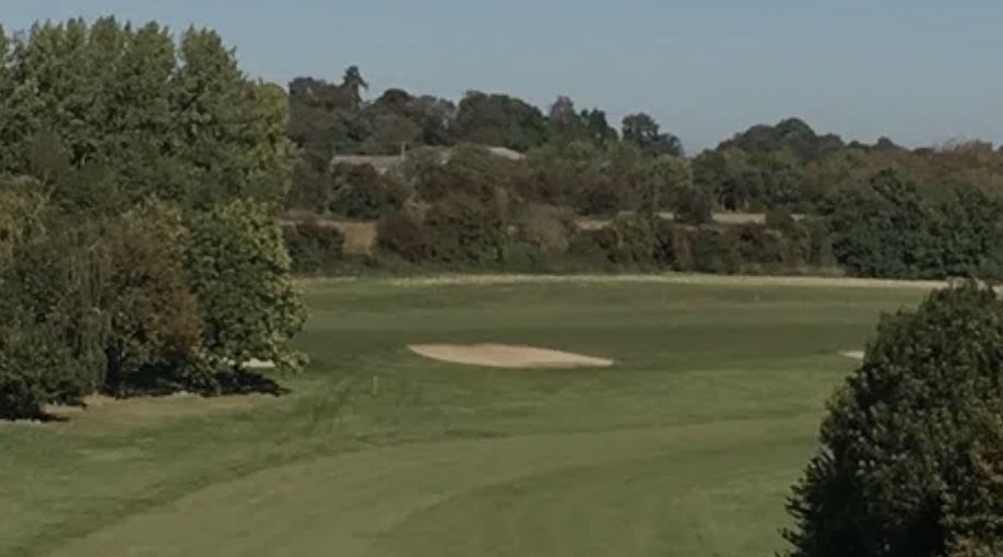 Cave Hotel & Golf (Formally Boughton GC), Kent - view of golf course fairway and green with bunker
